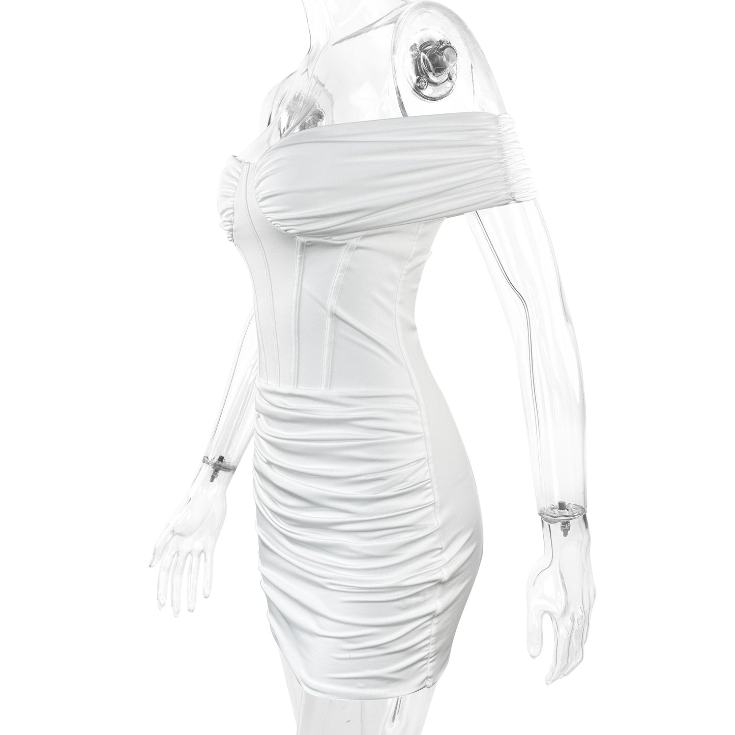Sexy Women Sleeveless Dress Sexy off Neck Tube Top Internet Celebrity Sense Hip Dress