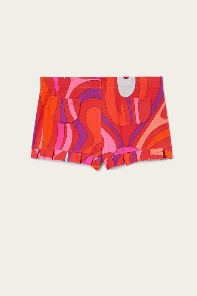 Women Lace up Holiday Backless Top Shorts Set