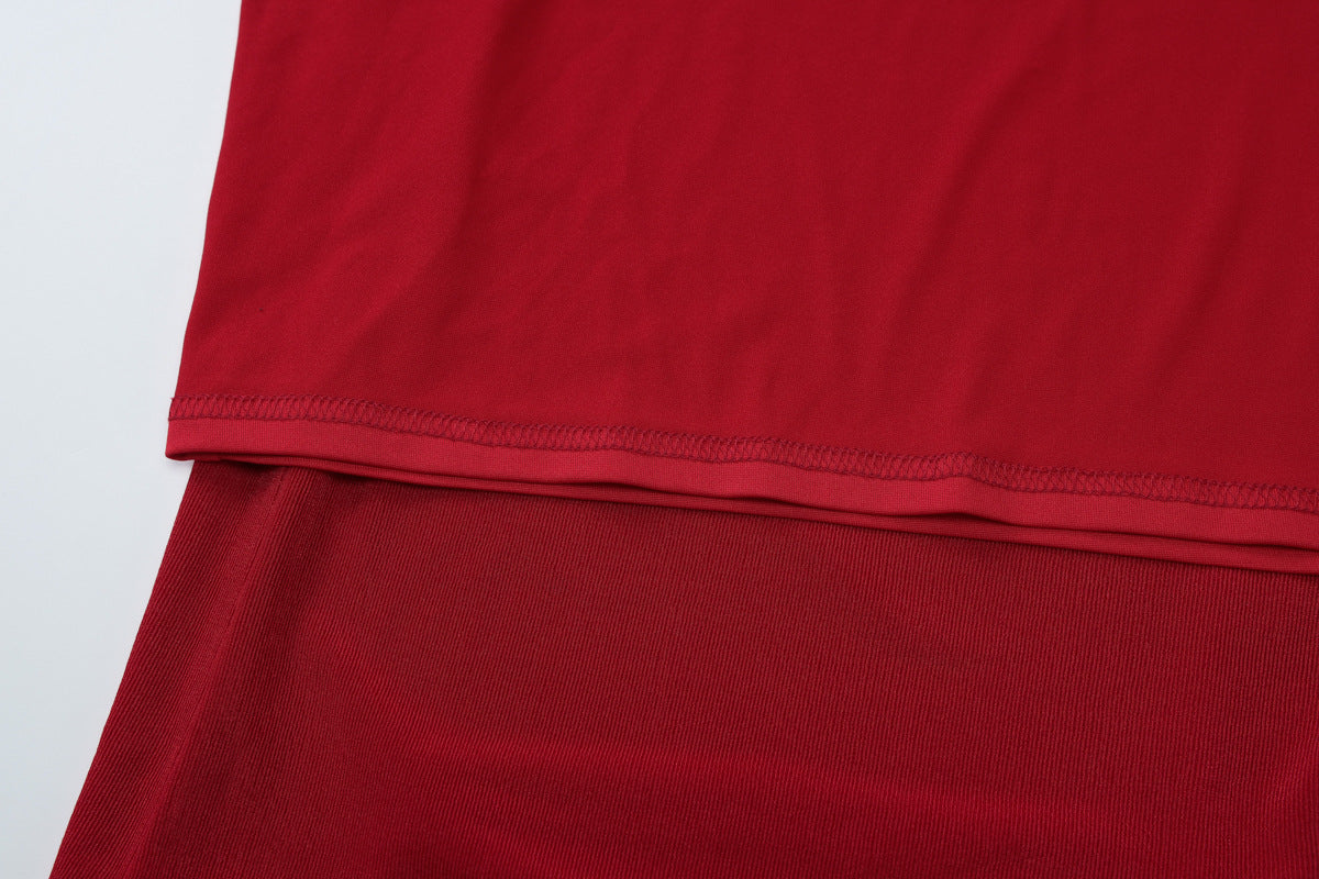 Women Clothing Summer Elegant Slim Waist Sexy Backless Spaghetti Straps Dress