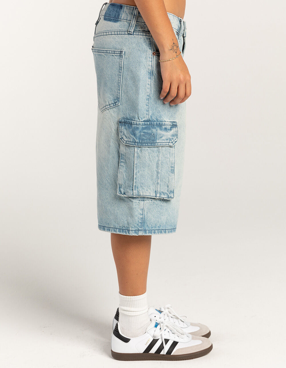 Summer Street Hipster Ordinary Washed Overalls Women Denim Straight Short Pants