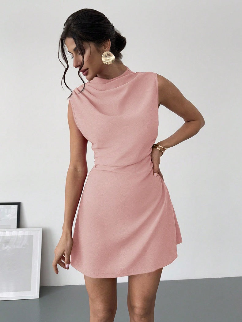 Best Women Clothes Summer Satin Dress Women High Grade Satin Dress