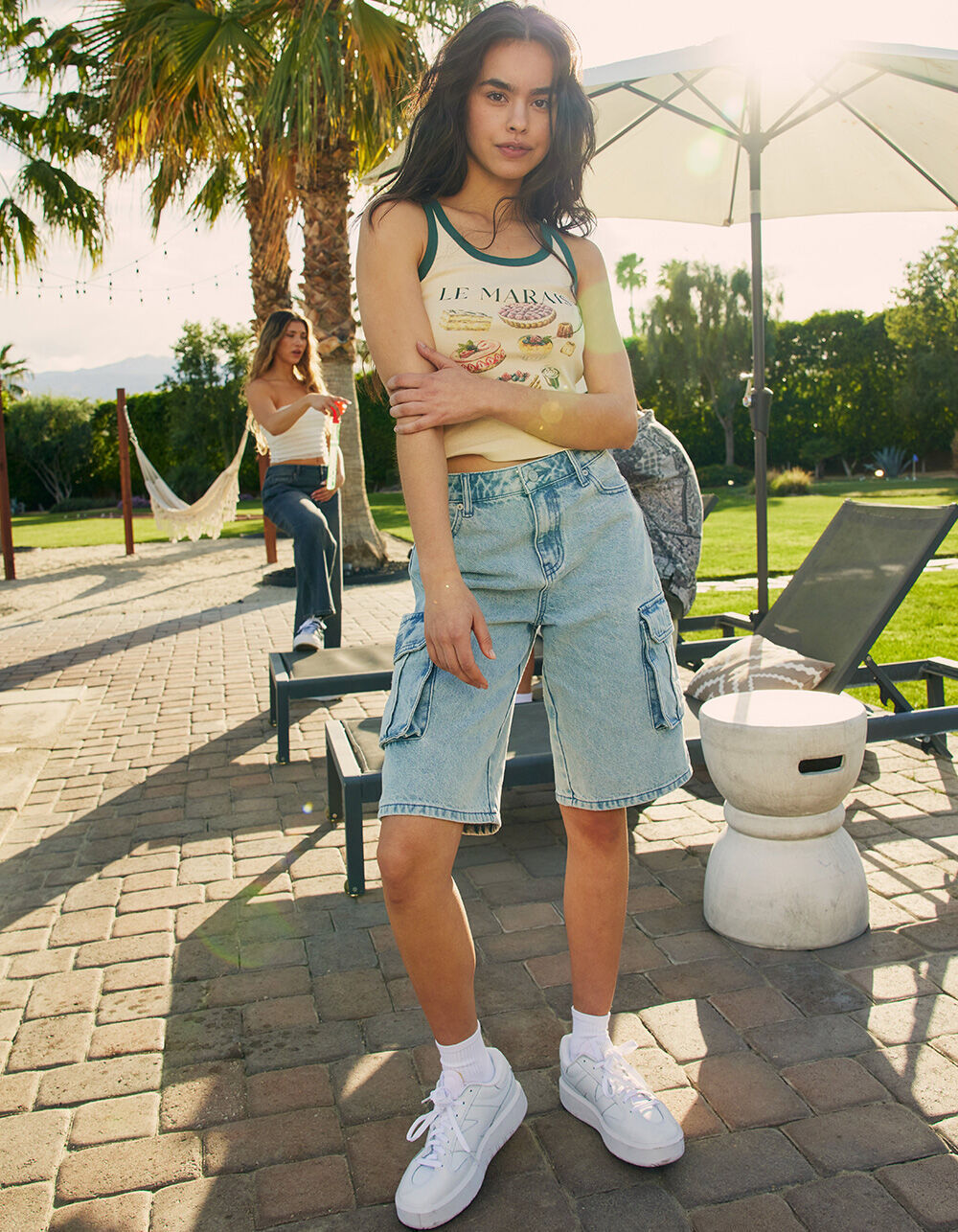 Summer Street Hipster Ordinary Washed Overalls Women Denim Straight Short Pants