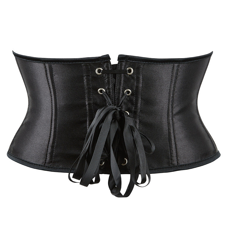 Satin Short Waist Seal Waist Belt Clip Belly Waist Shaping Body Shaping Belt