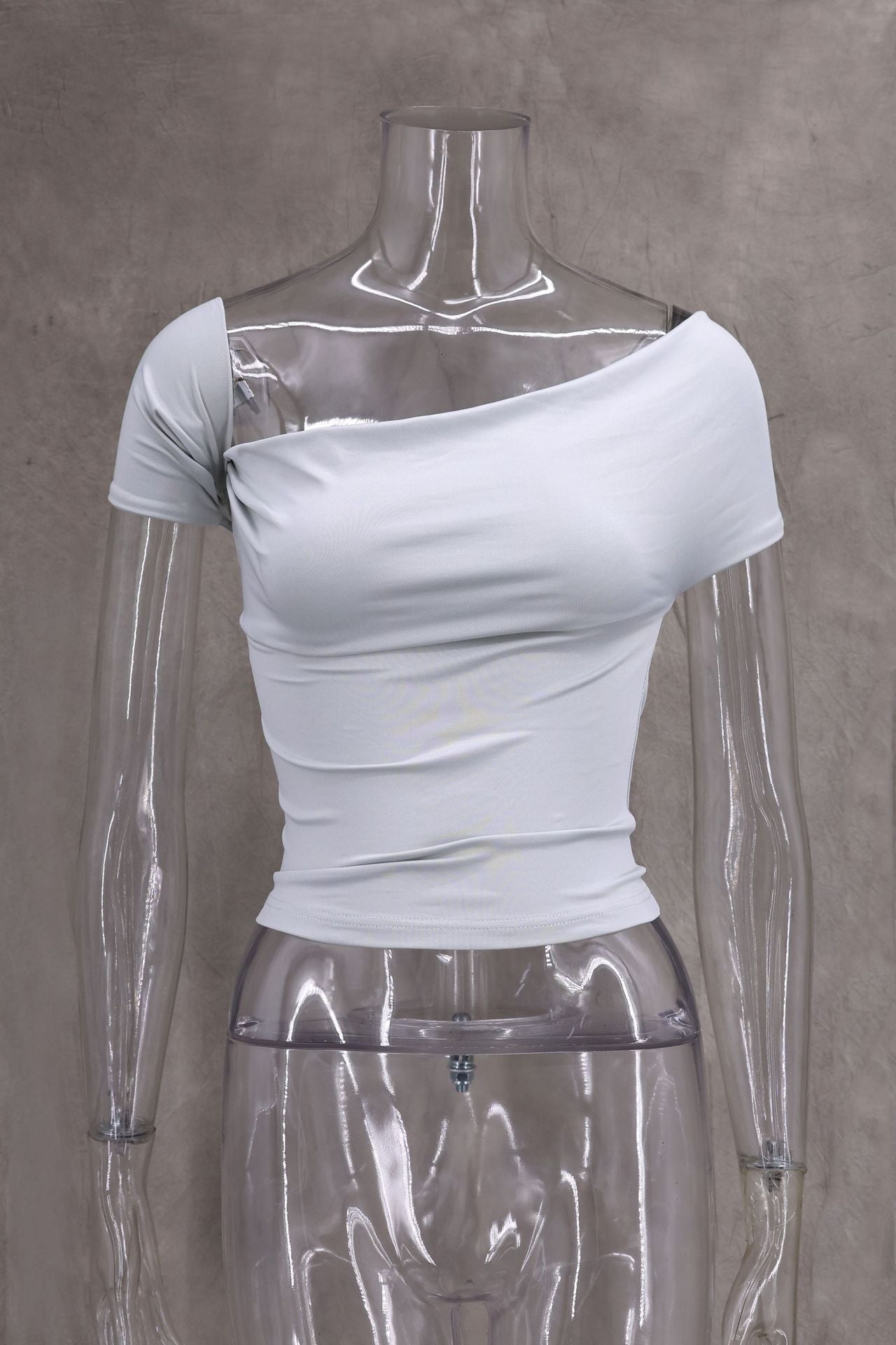 Spring Summer Bandage Multiple Bandage Dress Wear Match Method Skinny T shirt