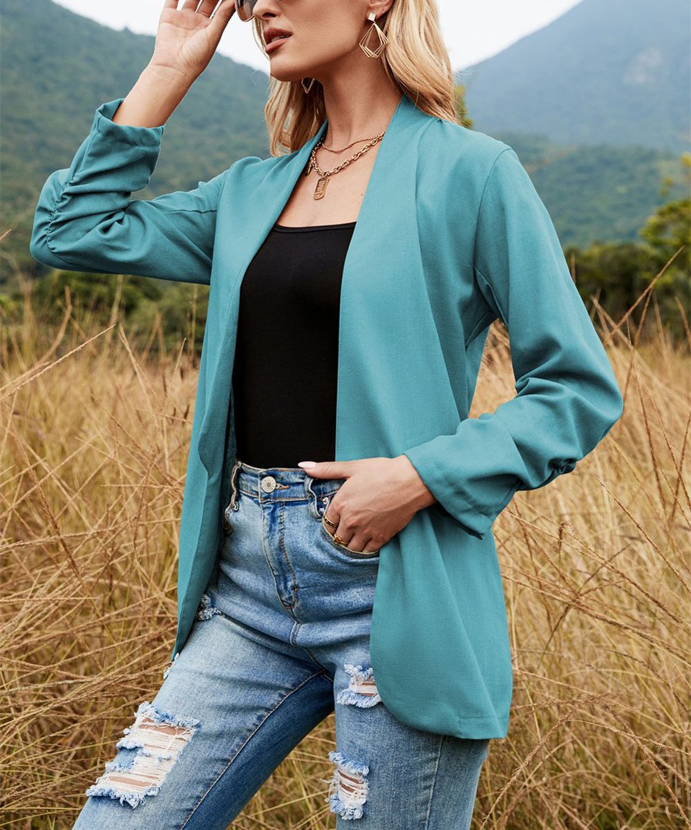 Fall Women Casual Small Blazer Professional