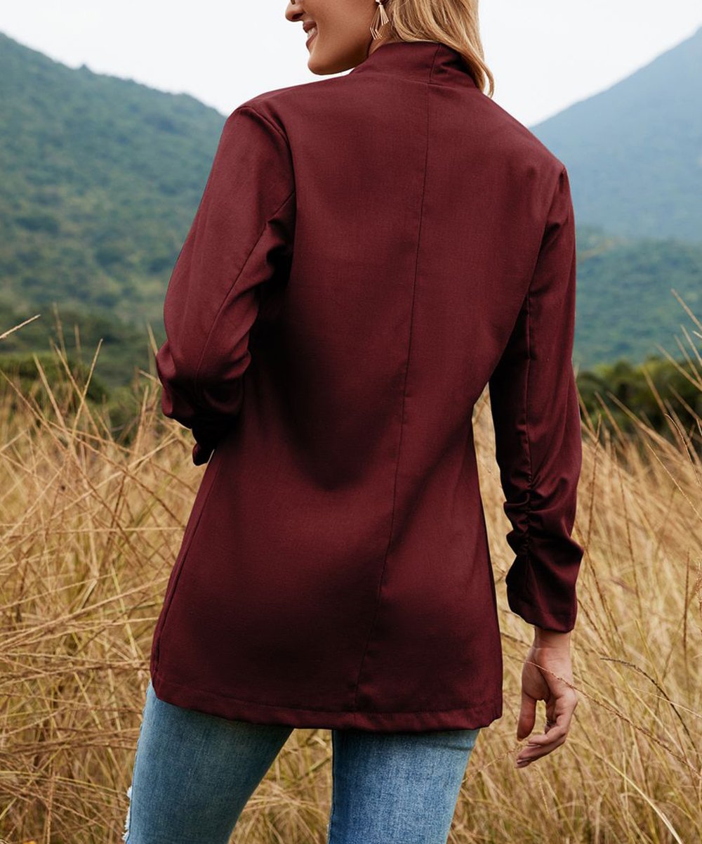 Fall Women Casual Small Blazer Professional