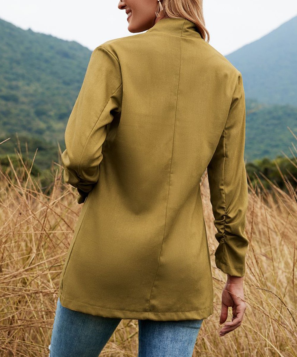 Fall Women Casual Small Blazer Professional