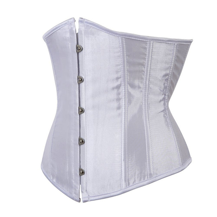 Court Satin Waist Seal Waist Belt Clip Women Body Shaping Belly Band