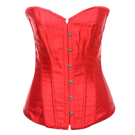 Women Satin Court Corset