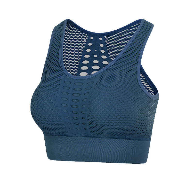 Summer Hollow Out Cutout Out Beauty Back Seamless Sports Bra Women Shockproof Push Up Yoga Running Fitness Underwear