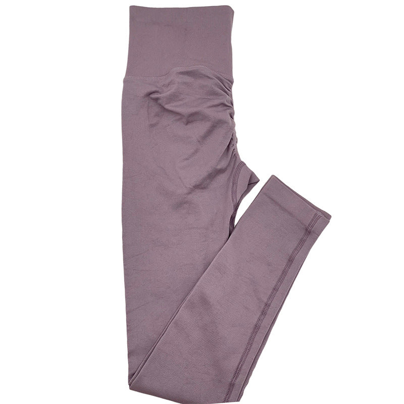 Seamless Fitness Pants Women High Waist Hip Hip Raise Skinny Stretch Sports Pants Peach Hip Yoga Pants