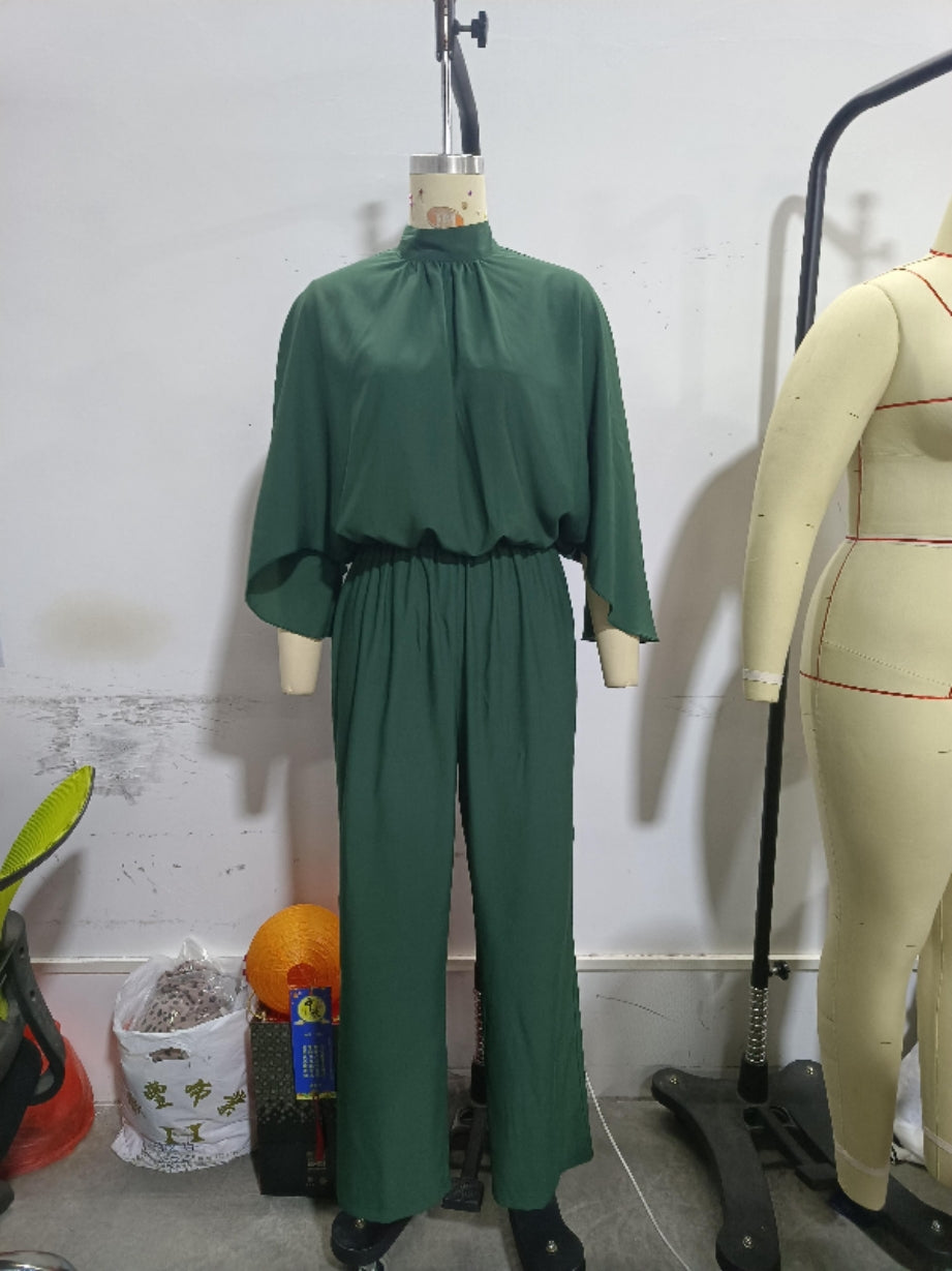 Women Clothing Popular Turtleneck Jumpsuit