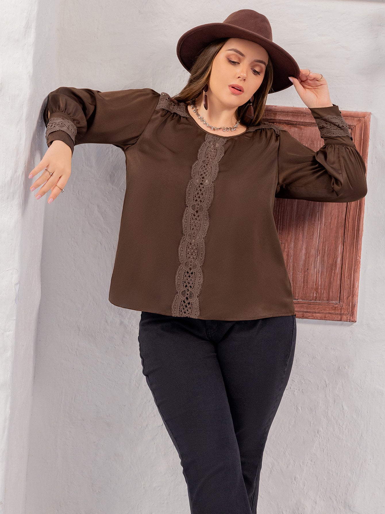 Plus Size Women Clothing Autumn Winter Four Seasons Wearable Shirt Top