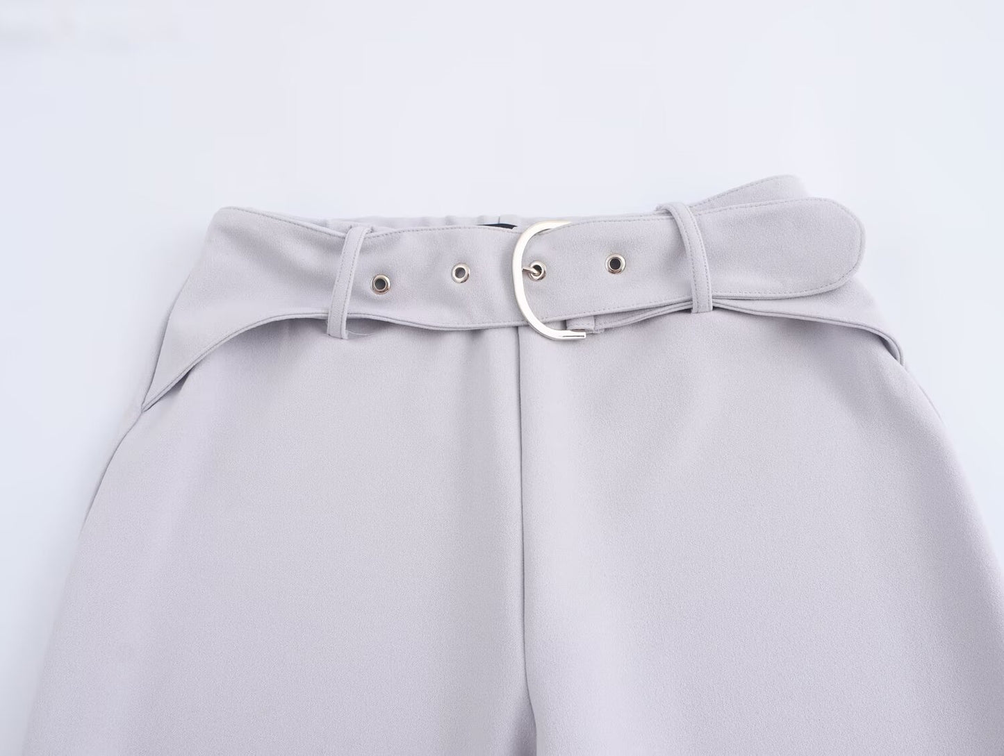 Women Clothing Autumn Double Sided Cloth Top Bell Bottom Pants Sets