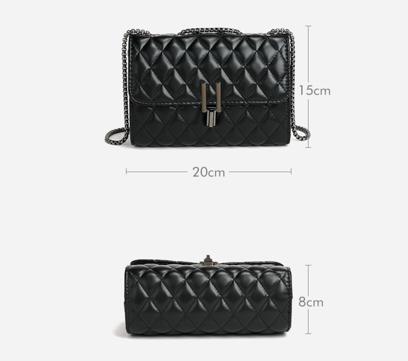 Chanel Bags Rhombus Y Lock Small Square Bag Summer Chain Single Room Crossbody Bag