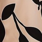 Women Clothing Spring Autumn Pants Leaf Printing High Waist Drooping Wide Leg Casual Pants