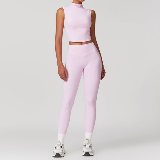 Brushed Tight Yoga Women Slimming Beauty Back Exercise Set Casual Fitness Yoga Wear
