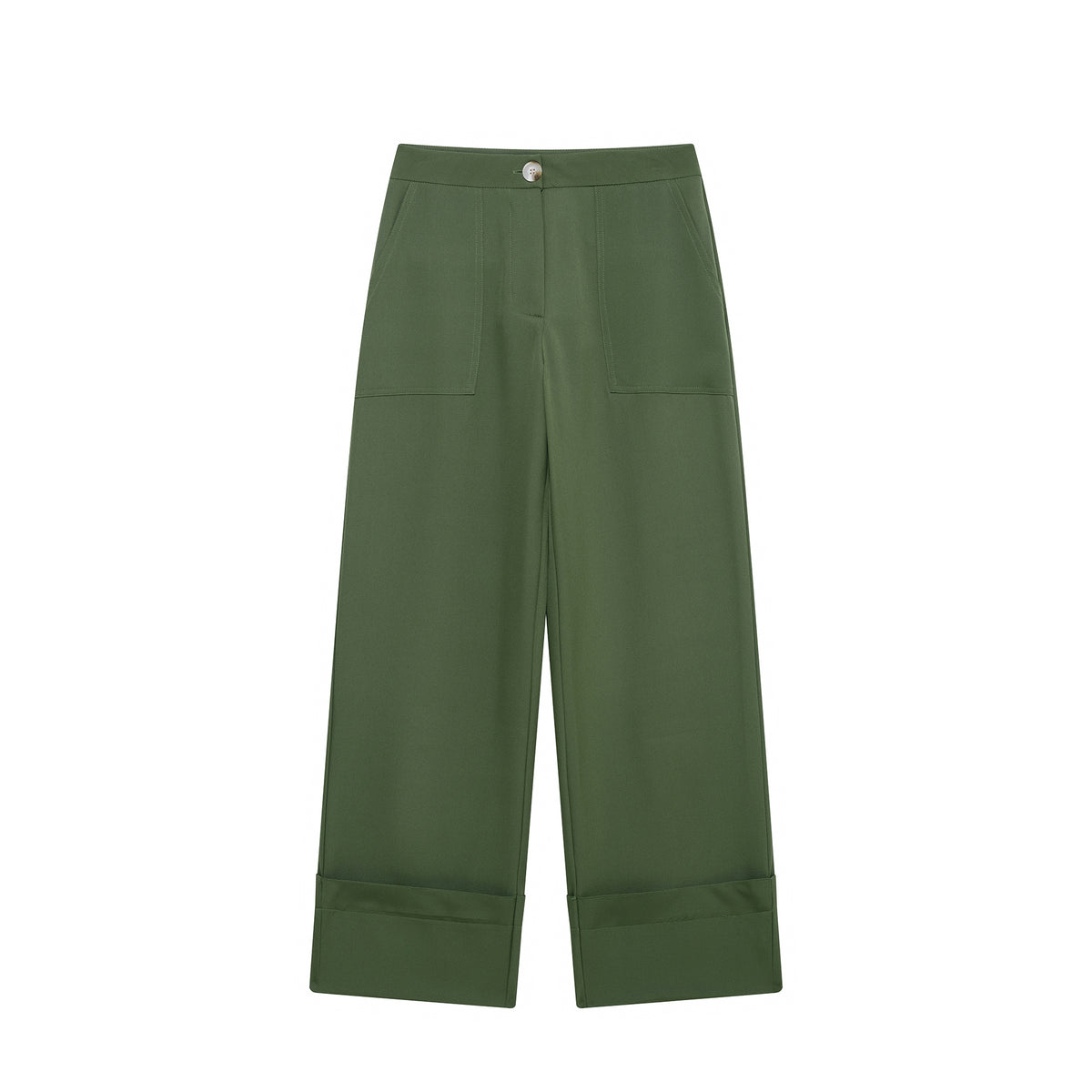 Spring Women Clothing Casual Curling Trousers
