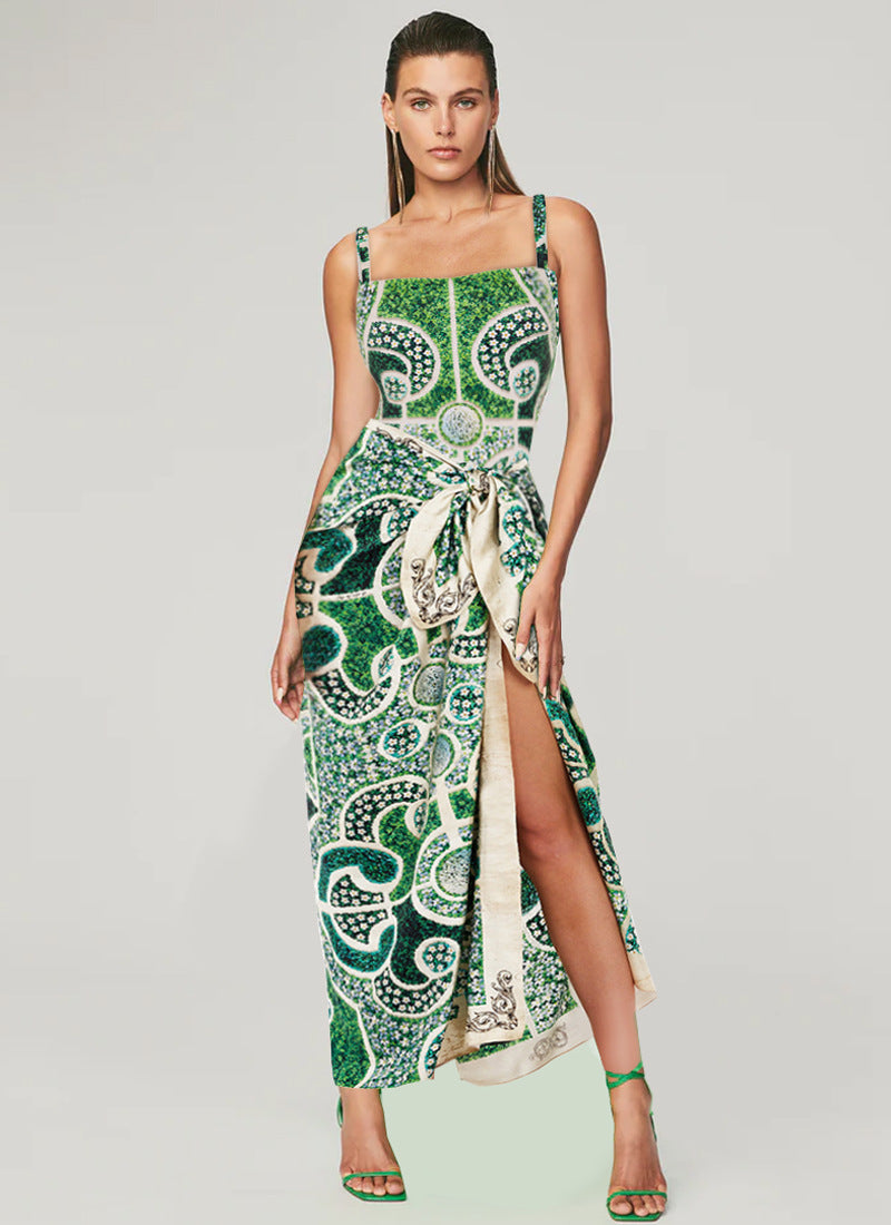 Slimming Printed One Piece Swimsuit Women
