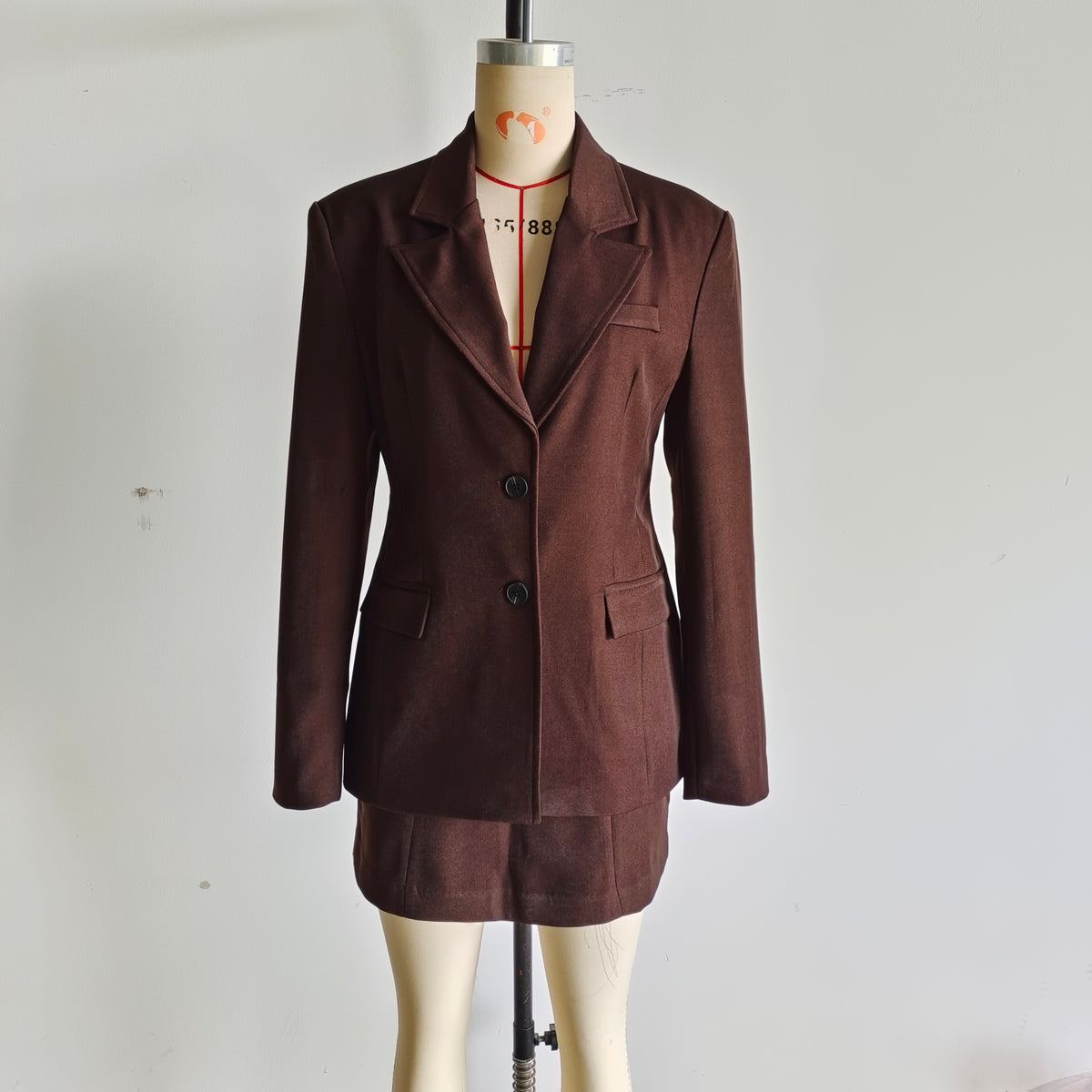Spring New Women Fashion Sets Jacket Short Skirt Pants Three Piece Set
