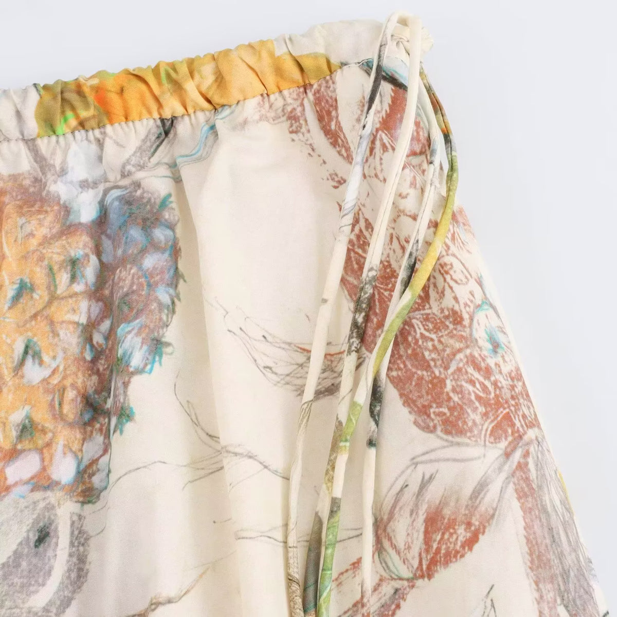 Women Printed Top Casual Skirt Two Piece Sets