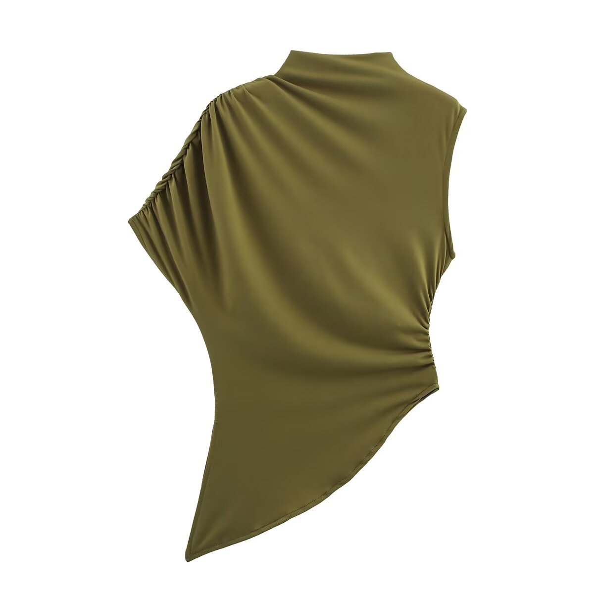 Women Clothing Fashionable Asymmetric Elegant Top