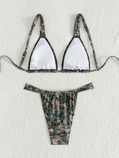 Sexy T Back Bikini Swimsuit Women Beach Spring Swimsuit Bikini