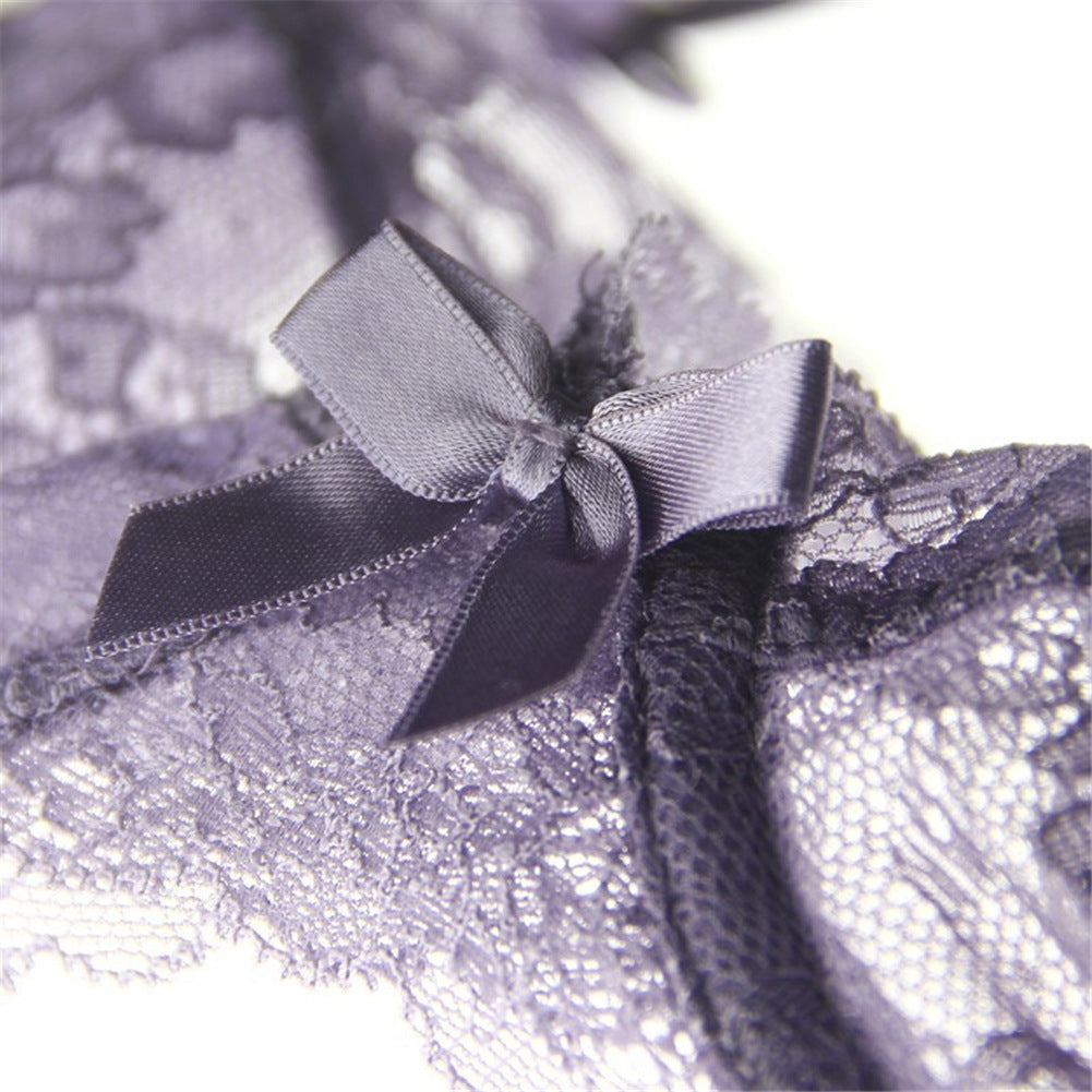 Ultra Thin Underwear Women Sponge Free Maiden Sexy Lace Big Chest Small with Steel Ring Gathering Bra