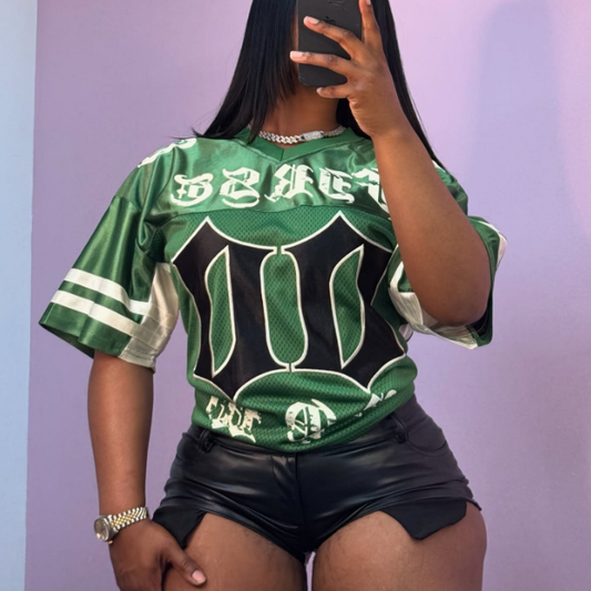 Summer Women Clothing Sexy Trend Letter Graphic Printing round Neck Loose Short Sleeves