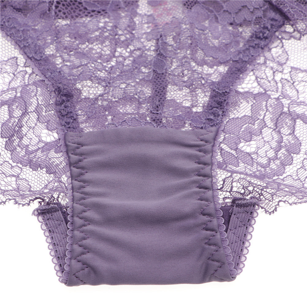 Ultra Thin Underwear Women Sponge Free Maiden Sexy Lace Big Chest Small with Steel Ring Gathering Bra