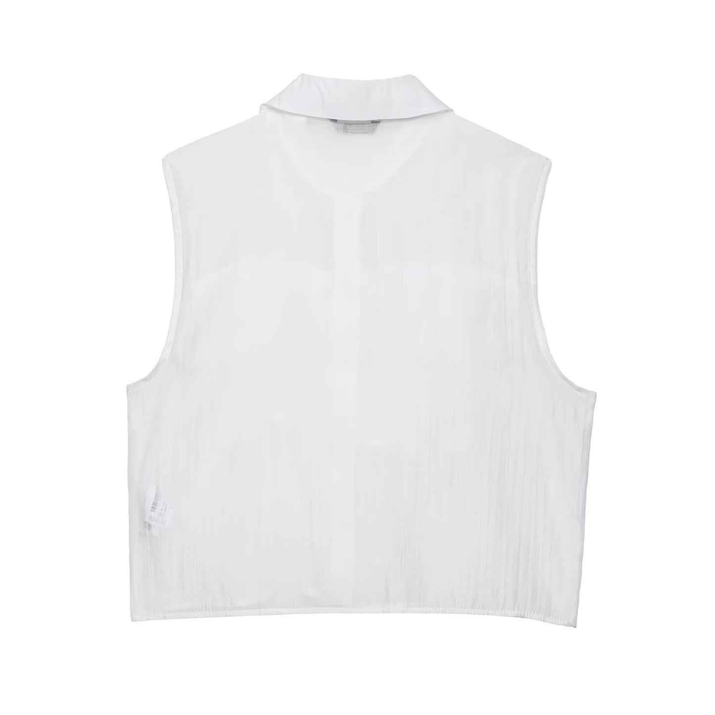 Summer Women Translucent Laminated Decoration Top Camisole Women