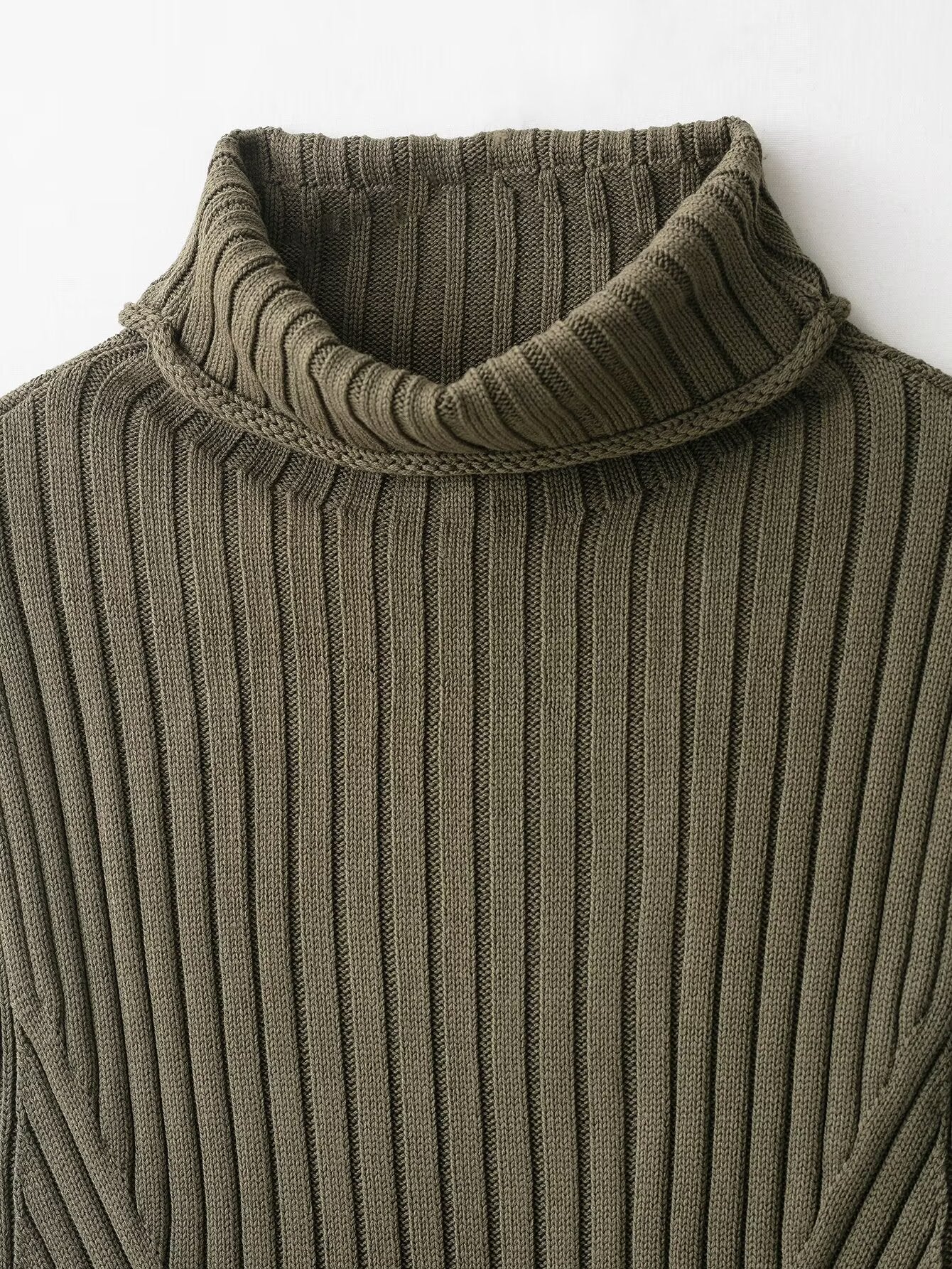Women Clothing Turtleneck Knitting Vest