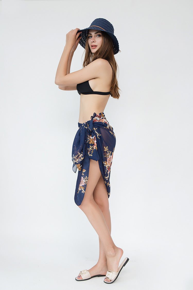 Beach Casual Bikini Jacket Variety Large Floral Holiday Wear Swimwear Cover Up
