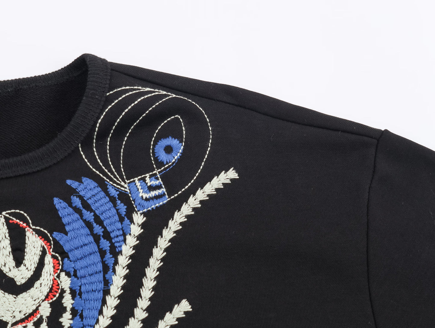 Women Clothing Terry round Neck Machine Embroidery Long Sleeve Knitted Pullover Sweater