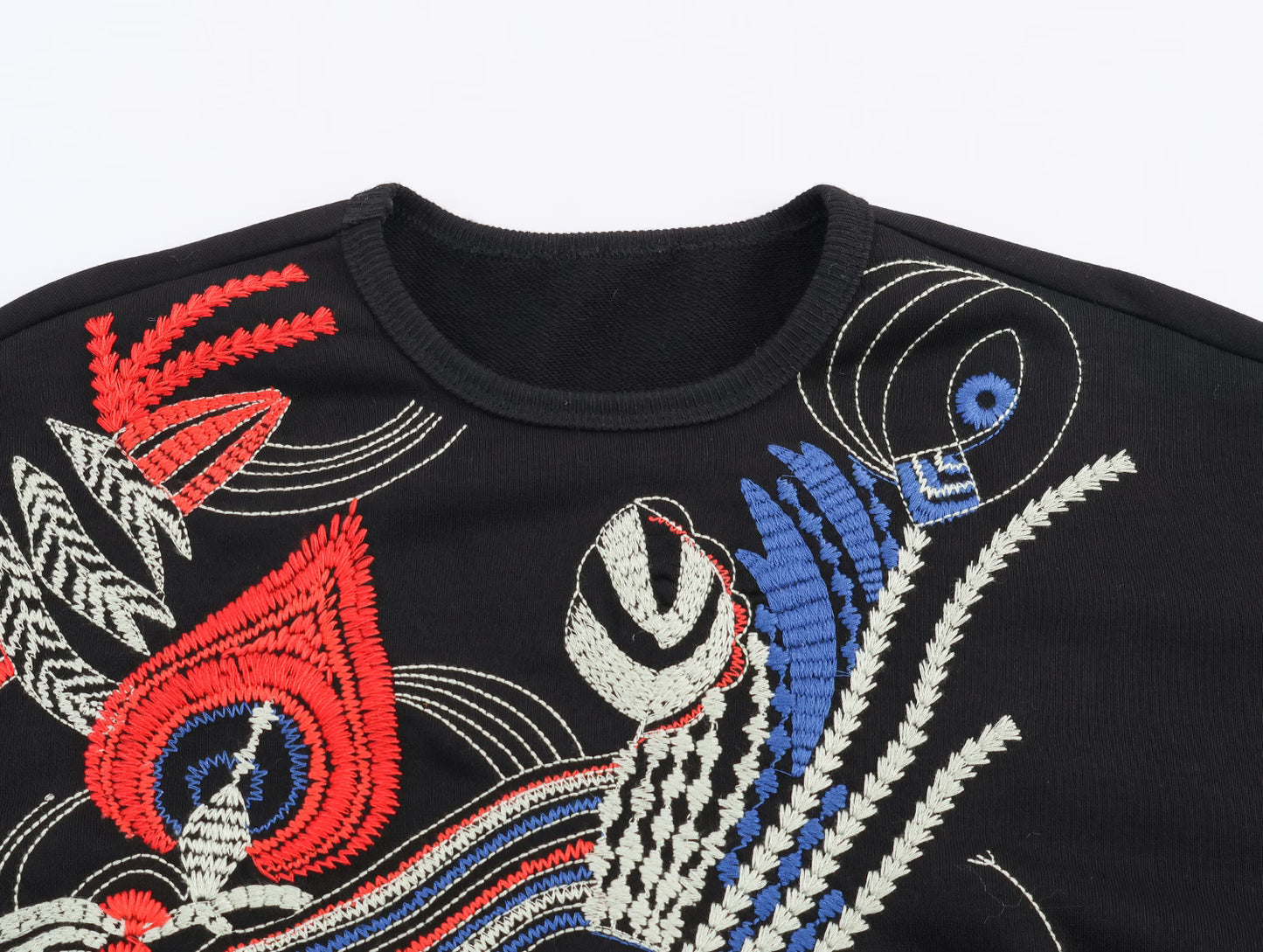 Women Clothing Terry round Neck Machine Embroidery Long Sleeve Knitted Pullover Sweater
