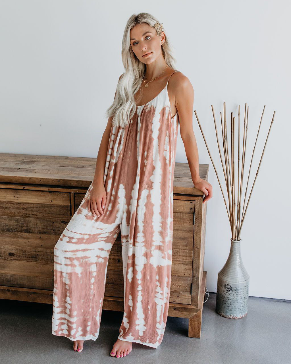 Women Sexy Suspenders Wide Leg Jumpsuit