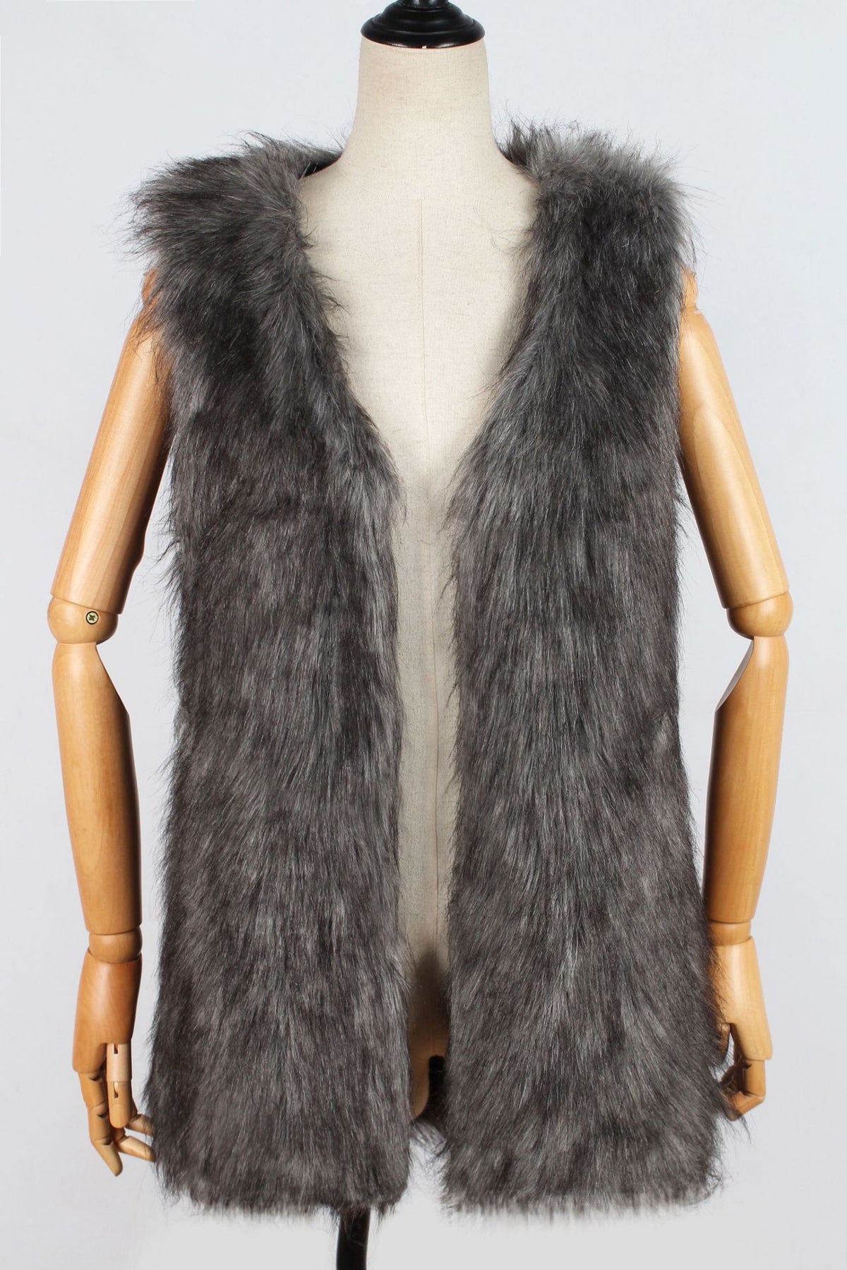 Autumn Winter Faux Fur Sleeveless Top Vest Women Vest Trendy All Matching