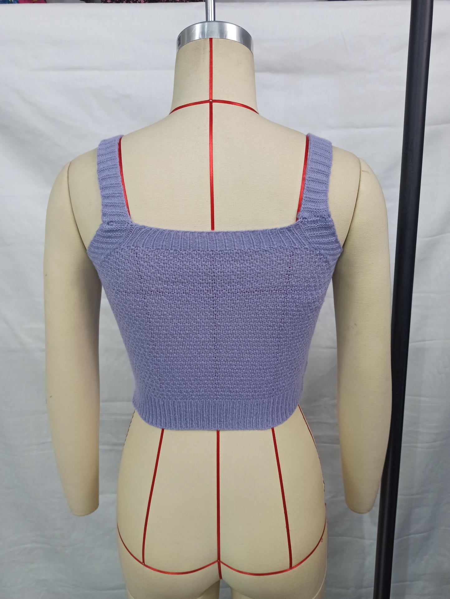 Spring Summer Two-Piece Embroidery Sweater Casual Top V-neck Slim Sweater for Women