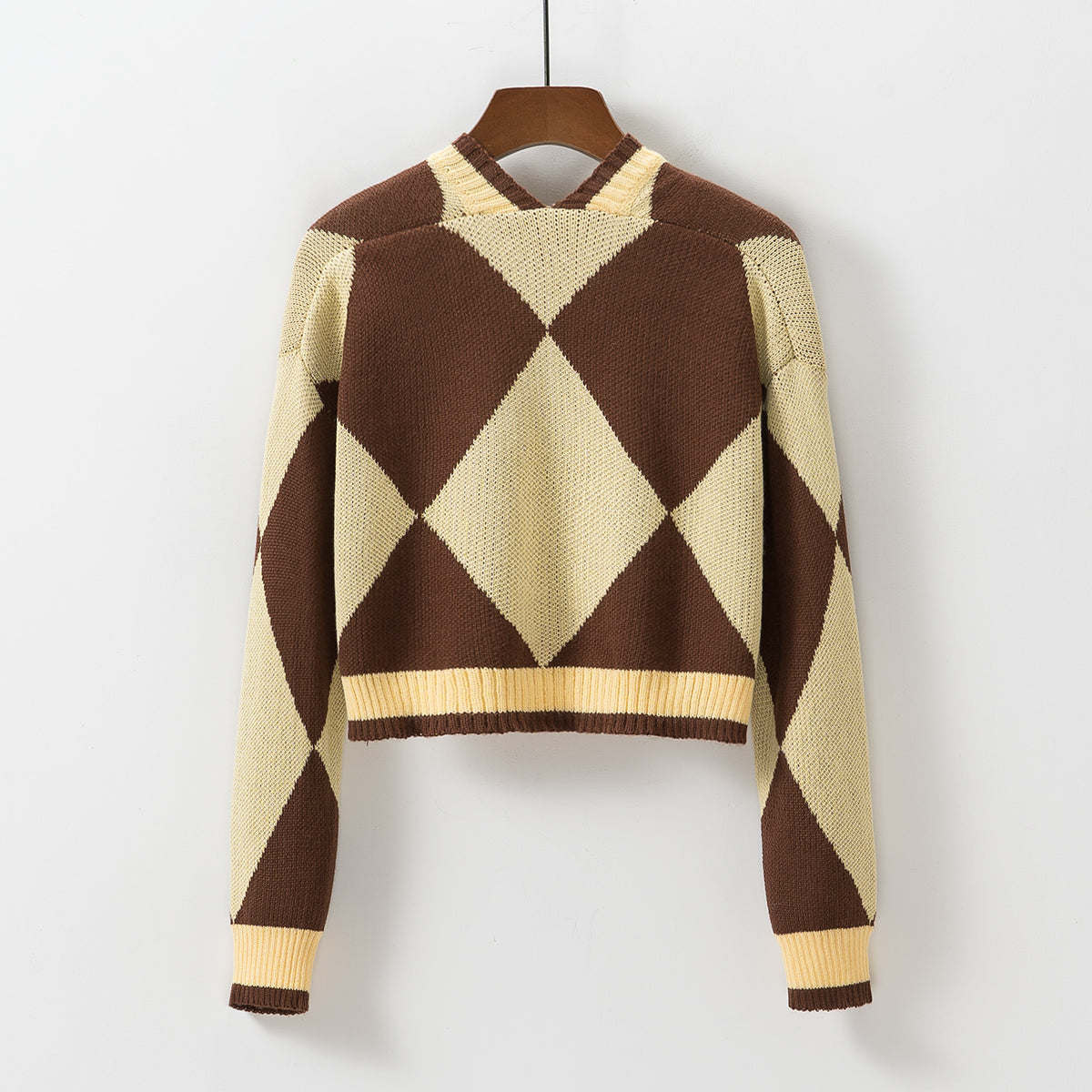 Autumn Women Clothing V-neck Slim Sweater Knitwear Sweater