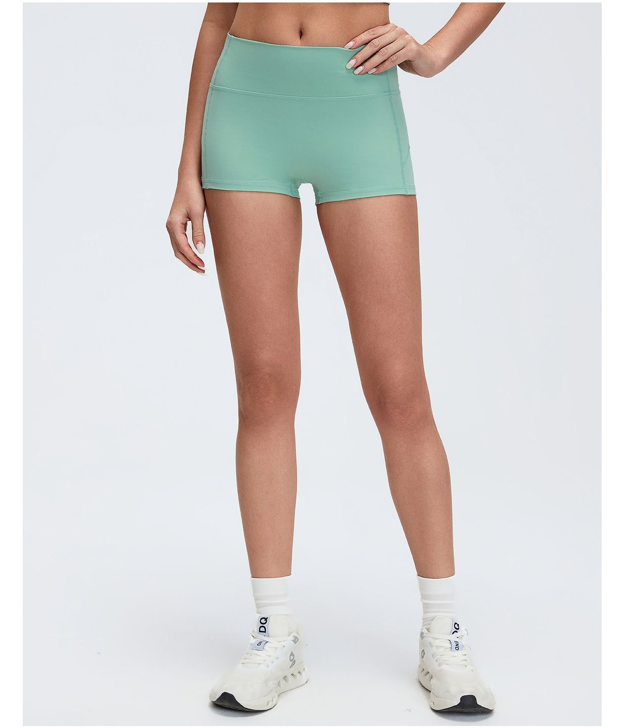 No Embarrassment Line Yoga Shorts Shorts Sports Slim Fit Fitness Pants High Waist Hip Lift Outdoor Cycling Pants