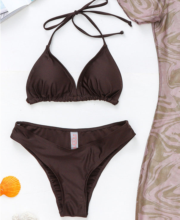 Swimsuit Sexy Print Blouse Bikini Three Piece Set Swimwear