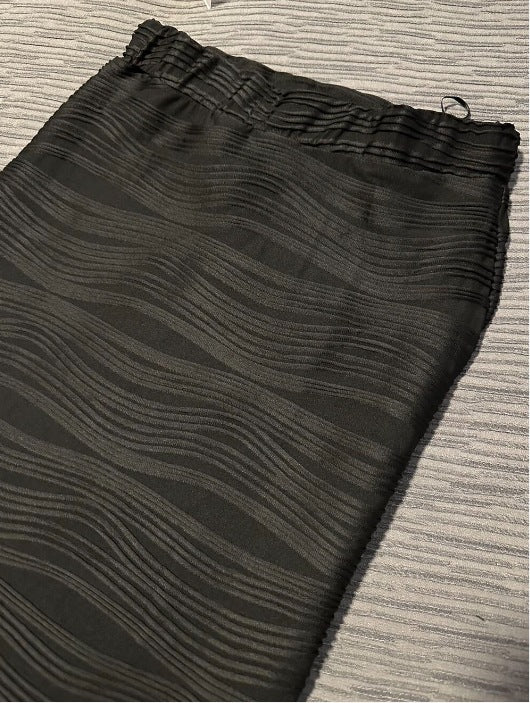 Summer Best Women Clothes Water Ripple High Waist Slit Sheath Skirt Women