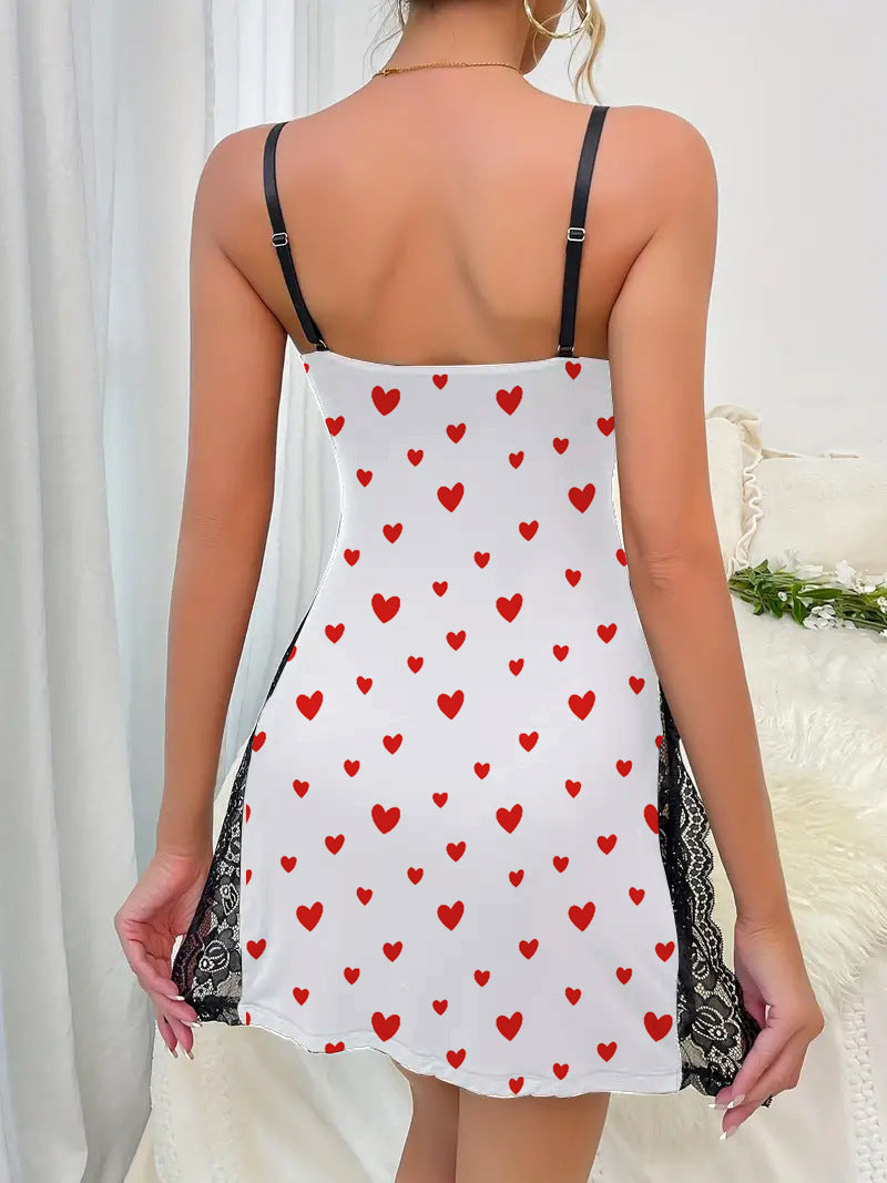 Sexy Lingerie Sexy Sling Dress Milk Silk Fabric