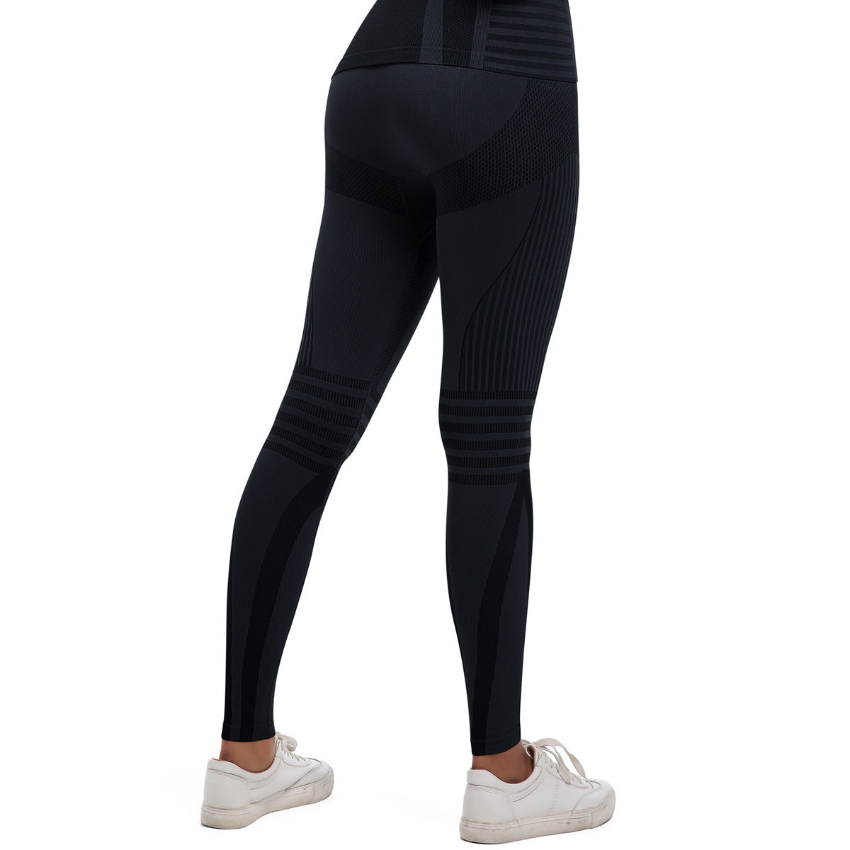 Seamless Knitted Yoga Pants Outdoor Sports Cycling Clothing Ski Women Thermal Underwear Fitness Pants Sets