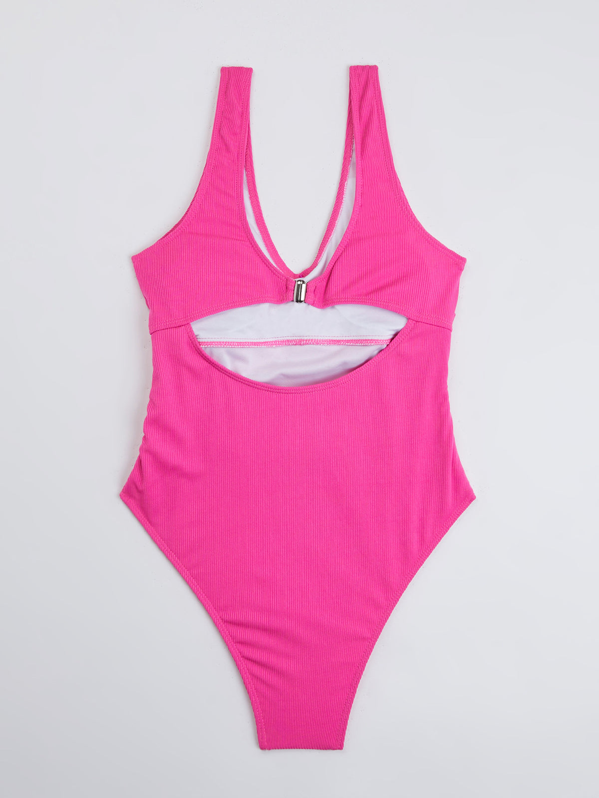 Swimsuit Women Triangle One Piece Solid Color Bikini Sports Conservative Swimsuit
