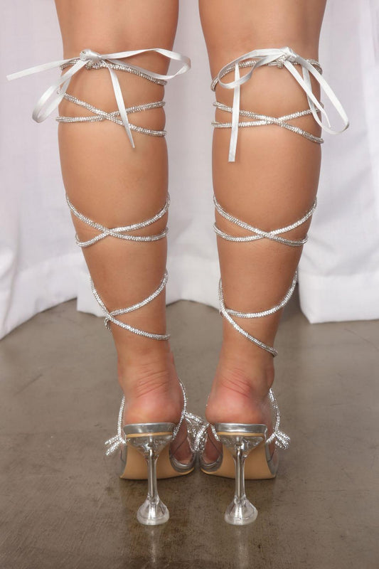 High Heel Square Head Bow Low Cut Chunky Heel Wine Glass Heel Sandals Women Sandals Party Shoes