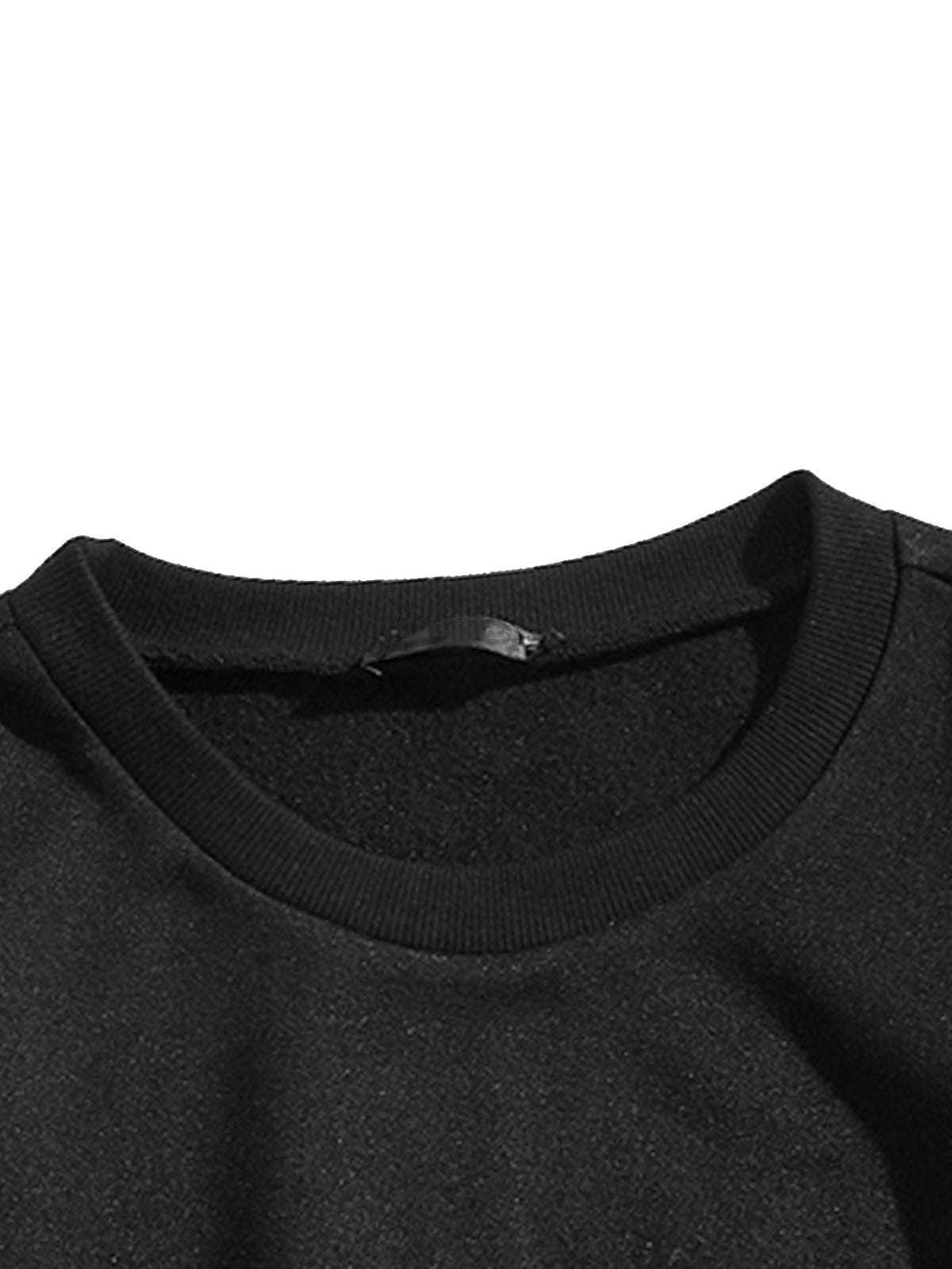 Vitality Casual Butterfly Graphic Print Crew Neck Long Sleeve Sweatshirt Sweatshirt