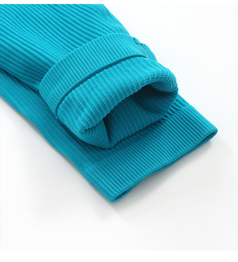 Outdoor Sports Fitness Yoga Wear Suit Seamless Yoga Suit High Grade Yoga Suit