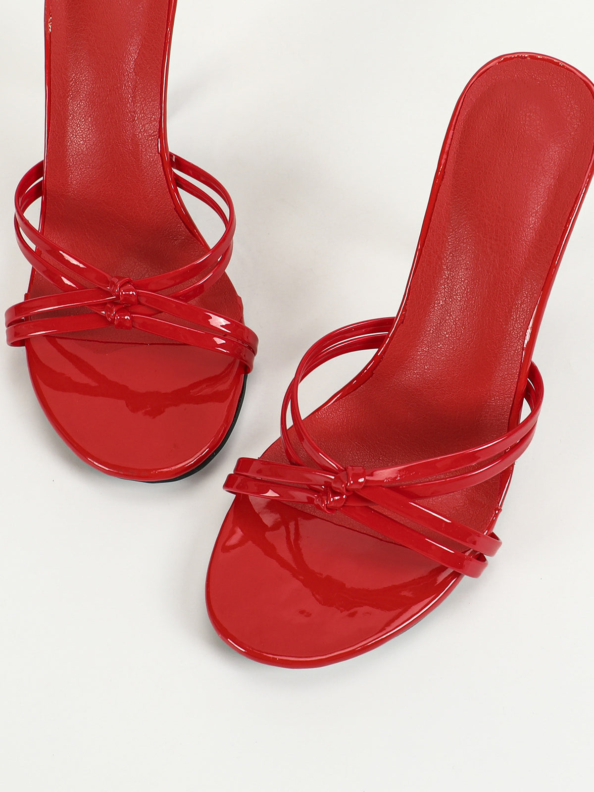 Round Toe Outer Single Stiletto Heel Women Sandals Solid Color plus Size Open Toe Sandals