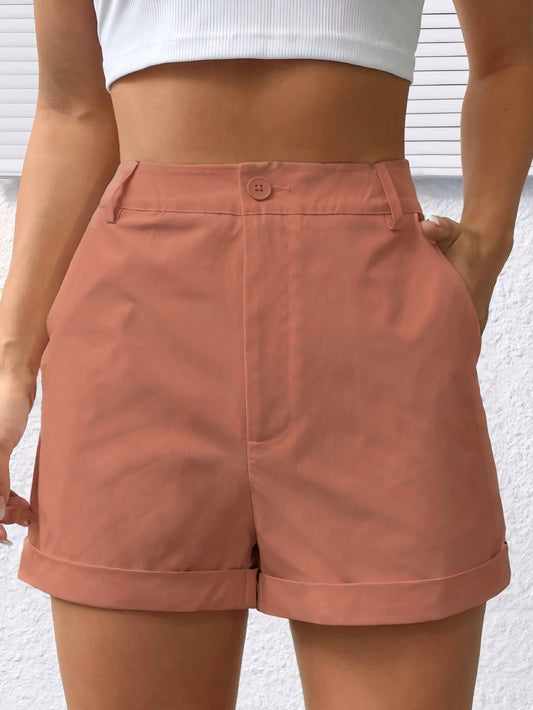 Summer Women Casual Loose Solid Color Shorts Fresh All Match Casual Soft Comfortable Fabric Transparent